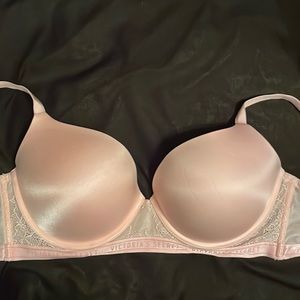 Victoria’s Secret 38 D Very Sexy Pink Push-up Bra—Adds 2 cup sizes